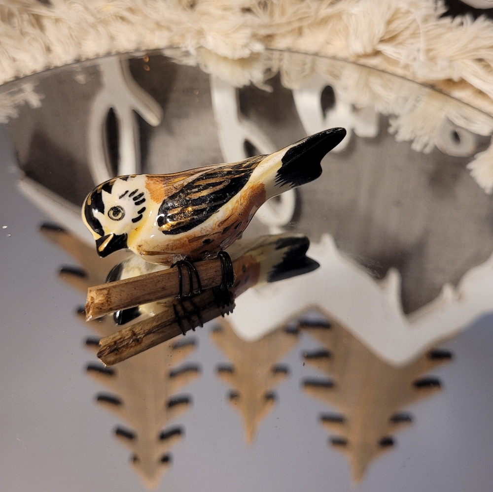 Sparrow handmade in Japan brooch